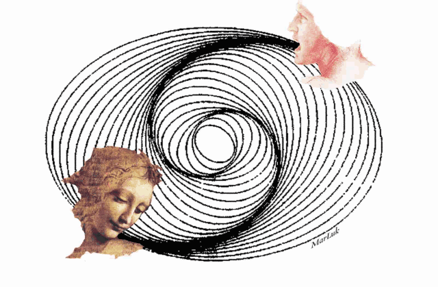 astrologicky-kurz-aspekty-spirala astrologický kurz praktická interpretace aspektů